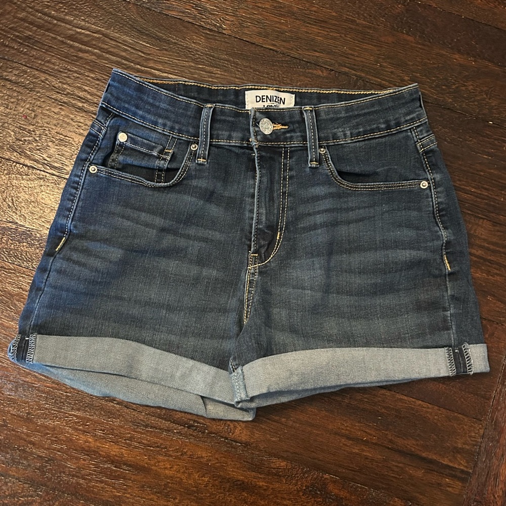 Denizen from Levi's Cuffed Blue Jean Shorts